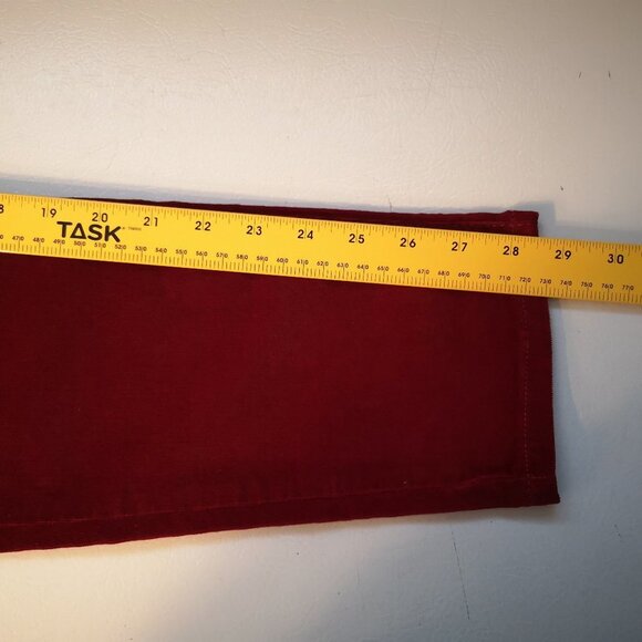 2/$20.00 Mix & Match - Joe Fresh Ladies Deep Red Slim & Soft Corduroy Pants - Picture 8 of 9